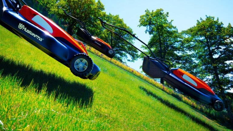 top upright yard mowers