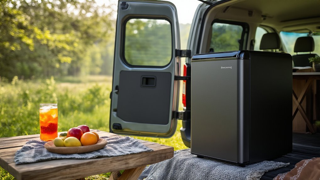 top van life portable fridges
