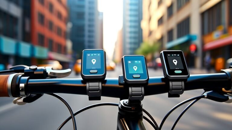 urban cyclist bike trackers